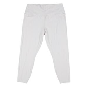 Athleta transcend high rise 7/8 legging yoga pants Ecru beige sz XL NEW NWOT